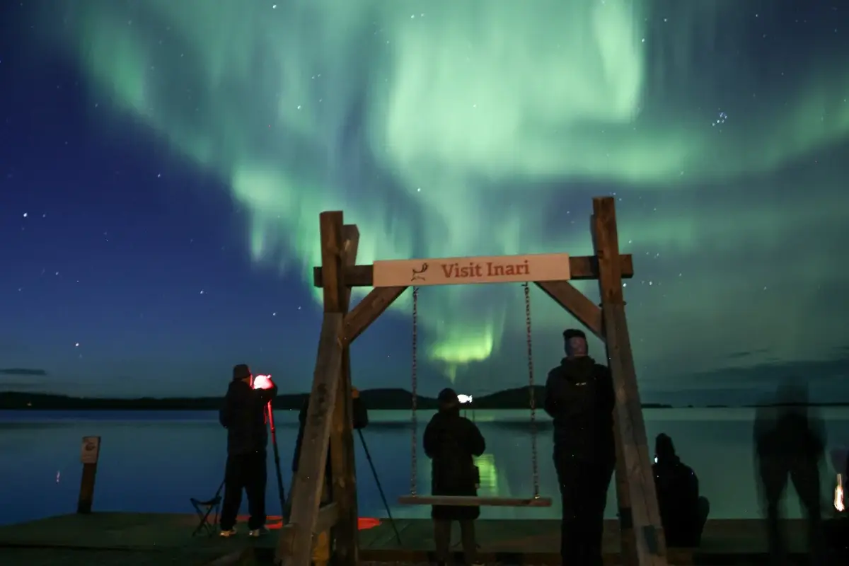 Ivalo Aurora Borealis Auroa Borealis